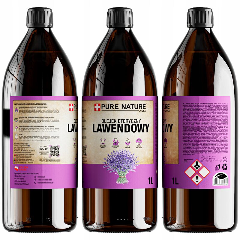 OLEJEK LAWENDOWY NATURALNY OLEJEK ETERYCZNY Z LAWENDY BEZ DODATKÓW 1l - obrazek 2