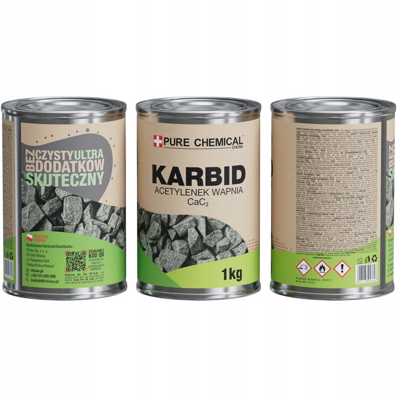 KARBID CZYSTY WĘGLIK WAPNIA 1kg - obrazek 2