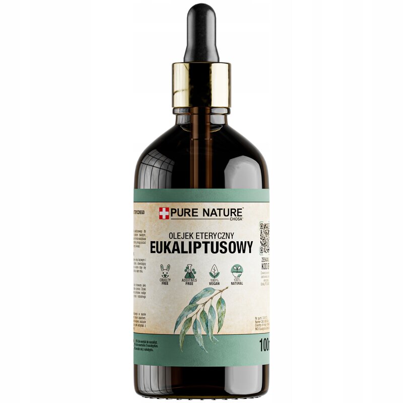 OLEJEK EUKALIPTUSOWY NATURALNY OLEJEK ETERYCZNY EUKALIPTUS 2x 100ml - obrazek 2