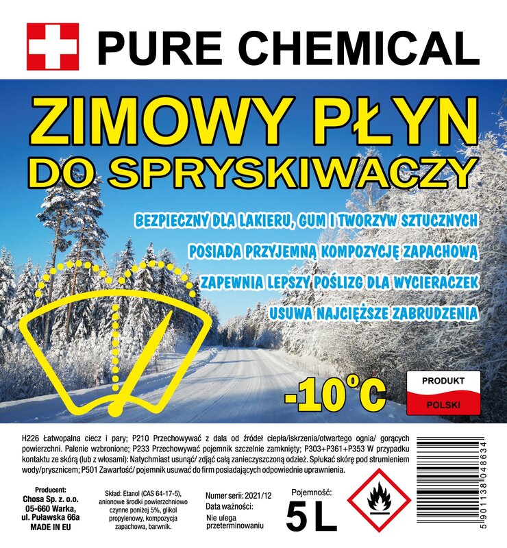 ZIMOWY PŁYN DO SPRYSKIWACZY DLA KAŻDEGO ETANOL 20L - obrazek 2