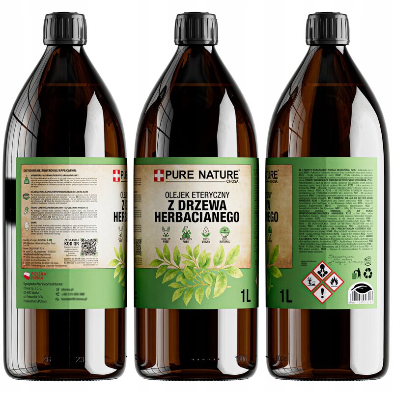 OLEJEK Z DRZEWA HERBACIANEGO ETERYCZNY HERBACIANY NATURALNY 1000ml 2x 1l - obrazek 3