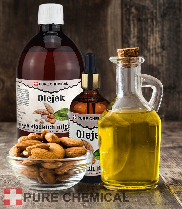 NATURALNY OLEJ ZE SŁODKICH MIGDAŁÓW 0,5L 500ml - obrazek 3