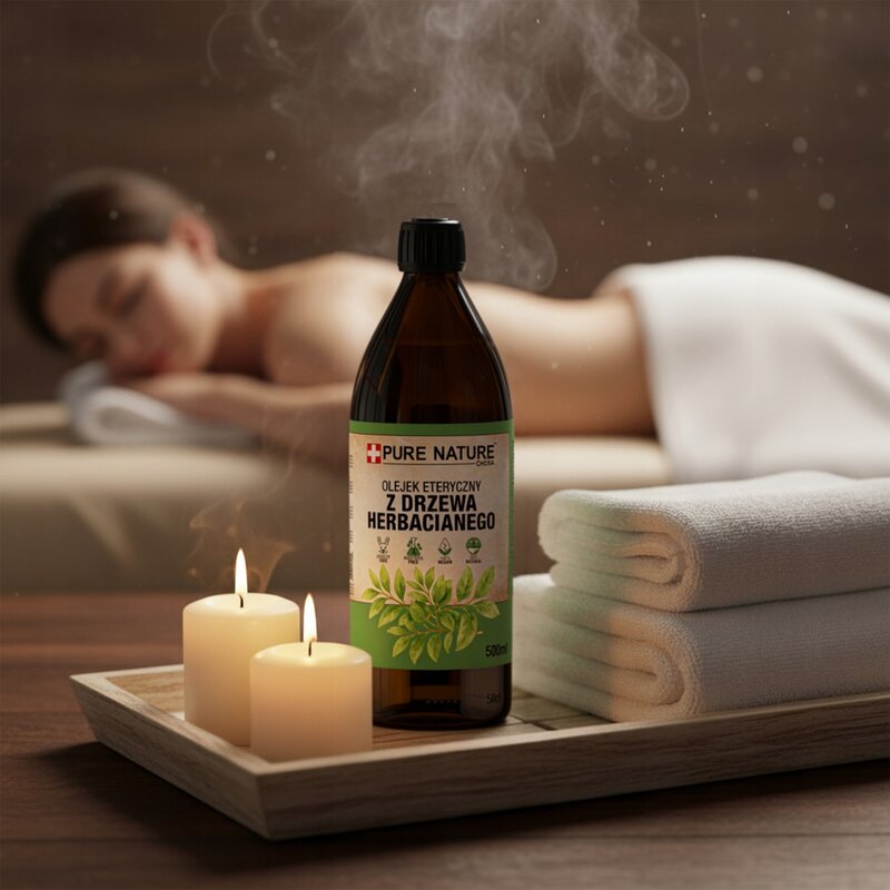 OLEJEK Z DRZEWA HERBACIANEGO ETERYCZNY HERBACIANY NATURALNY 500ml 0,5l - obrazek 4