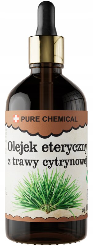 OLEJEK Z TRAWY CYTRYNOWEJ ETERYCZNY NATURALNY BEZ DODATKÓW 100ml - obrazek 2