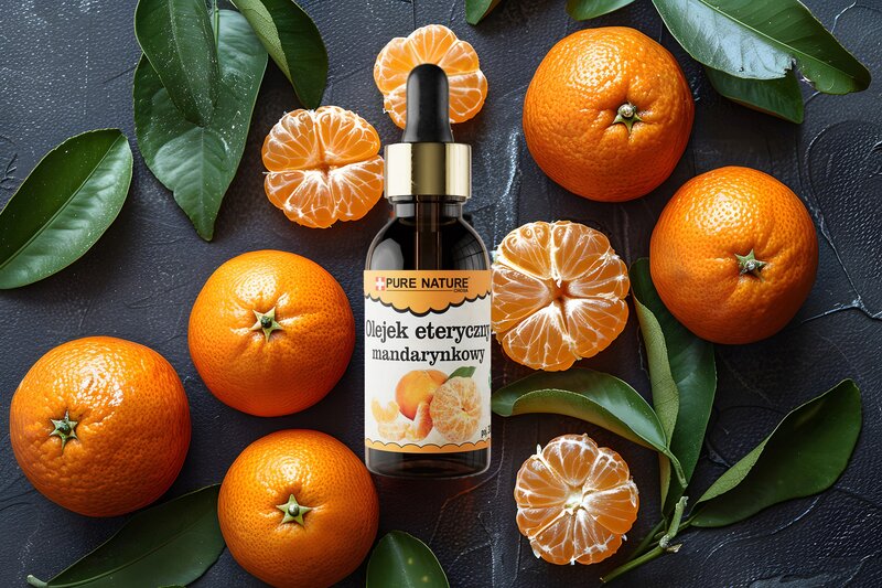 OLEJEK ETERYCZNY MANDARYNKOWY NATURALNY OLEJEK Z MANDARYNEK 100ml - obrazek 4