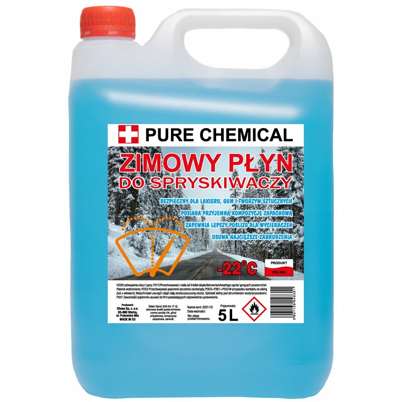 ZIMOWY PŁYN DO SPRYSKIWACZY BEZ SMUG DLA KAŻDEGO -22 2x 5L - obrazek 2