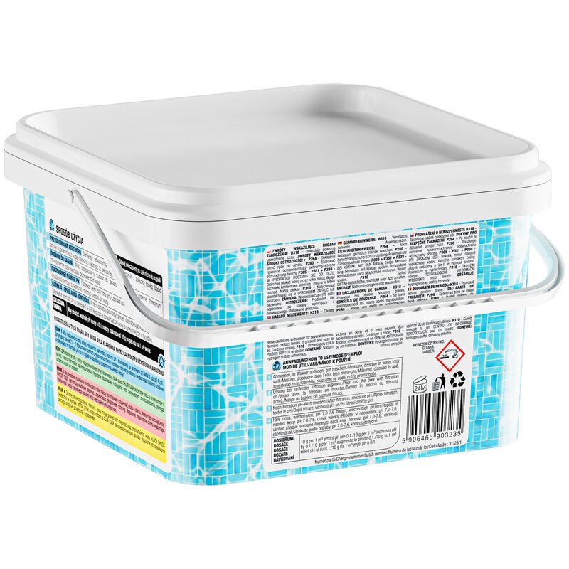 PH MINUS DO BASENU REGULATOR PH WODY W BASENIE OBNIŻA PH 3kg - obrazek 4