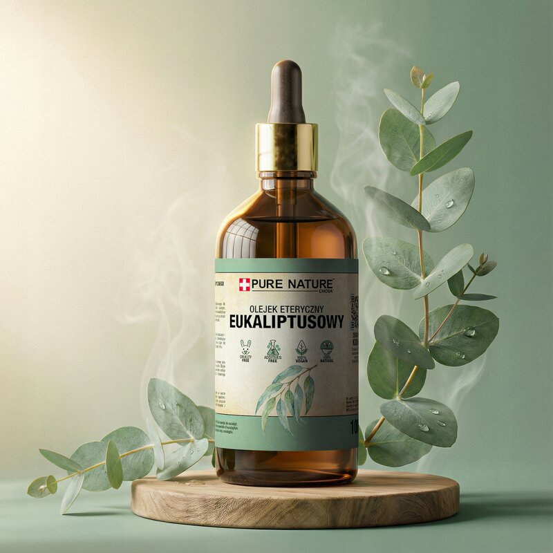 OLEJEK EUKALIPTUSOWY NATURALNY OLEJEK ETERYCZNY EUKALIPTUS 2x 100ml - obrazek 4