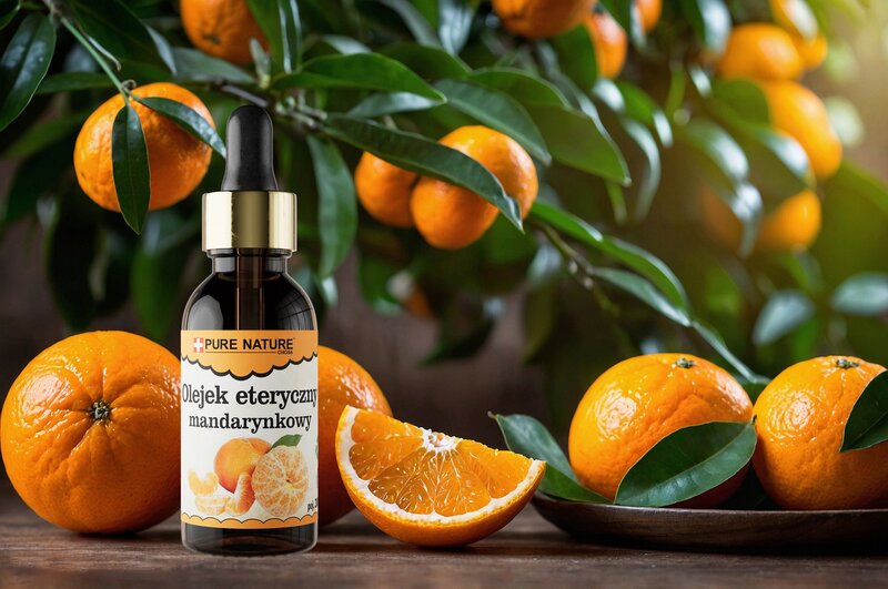 OLEJEK ETERYCZNY MANDARYNKOWY NATURALNY OLEJEK Z MANDARYNEK 30ml - obrazek 3