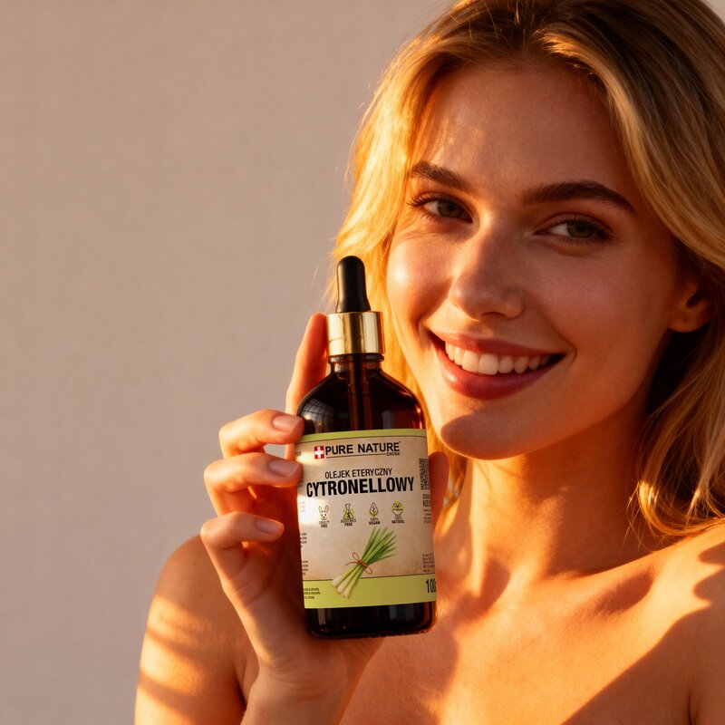 OLEJEK ETERYCZNY CYTRONELLA NATURALNY OLEJEK CITRONELA BEZ DODATKÓW 100ml - obrazek 5