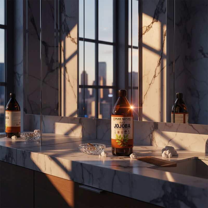 OLEJ JOJOBA NATURALNY TŁOCZONY NA ZIMNO NIERAFINOWANY 2x 0,5l - obrazek 5