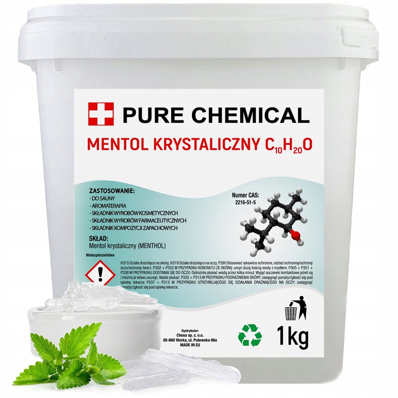 MENTOL KRYSTALICZNY DO SAUNY KRYSZTAŁY 1000g 1kg - obrazek 5