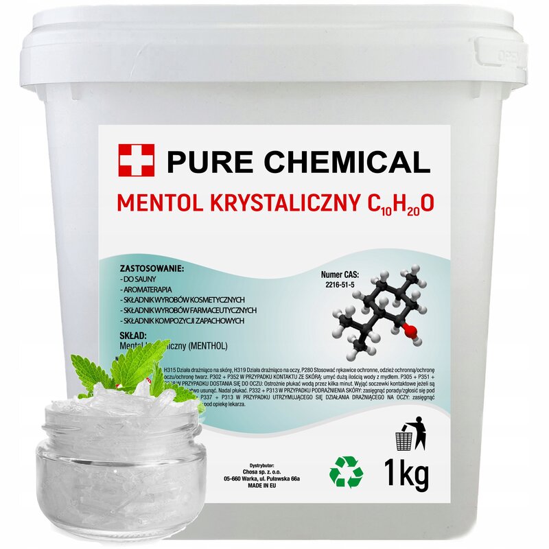 MENTOL KRYSTALICZNY DO SAUNY KRYSZTAŁY 1000g 1kg - obrazek 5