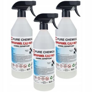 ALKOHOL IZOPROPYLOWY IZOPROPANOL IPA CZSTY 99,9% DO ODTŁUSZCZANIA 3x 1l