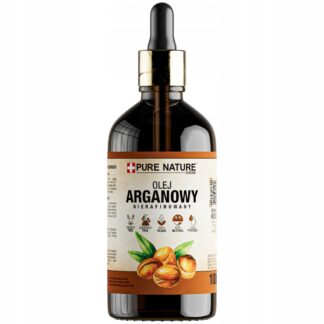 OLEJ ARGANOWY DO WŁOSÓW I CIAŁA MAROKO NIERAFINOWANY ZIMNOTŁOCZONY 100ml